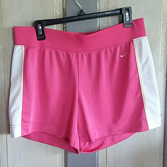 Nike Pants - Pink and white Nike Athletic Shorts